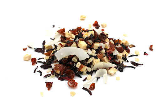 "Tropical Fusion" Pineapple & Coconut Tea Blend with Hibiscus, Rose Hip & Apple