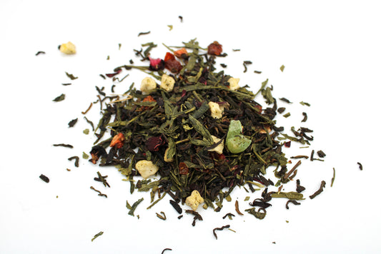 "Crimson Sunrise" Pu-erh Red Tea Blend with Hibiscus & Kiwi